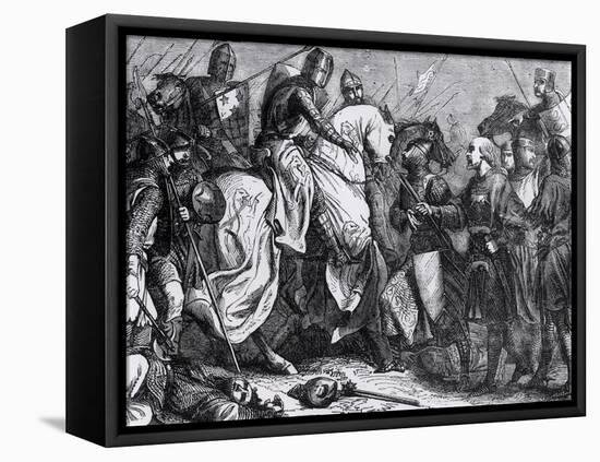 Henry III at the Battle of Lewes, 14th May 1264-Felix Philippoteaux-Framed Premier Image Canvas