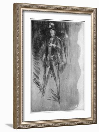 Henry Irving (1838-190) as Philip of Spain, 19th Century-James Abbott McNeill Whistler-Framed Giclee Print