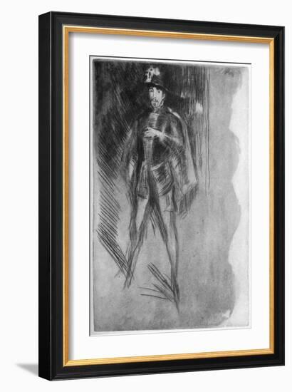 Henry Irving (1838-190) as Philip of Spain, 19th Century-James Abbott McNeill Whistler-Framed Giclee Print