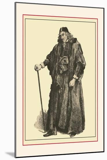 Henry Irving as Shylock-null-Mounted Art Print