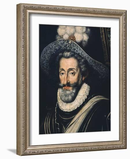 Henry IV, 1553-1610 Bourbon King of France and Navarre, 17th Century-null-Framed Giclee Print