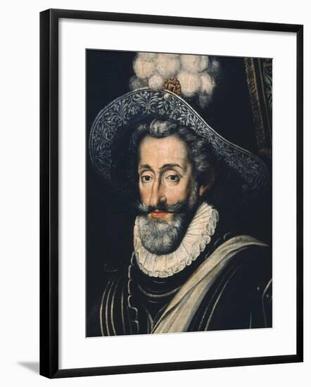 Henry IV, 1553-1610 Bourbon King of France and Navarre, 17th Century-null-Framed Giclee Print