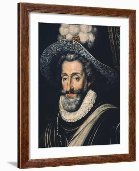 Henry IV, 1553-1610 Bourbon King of France and Navarre, 17th Century-null-Framed Giclee Print