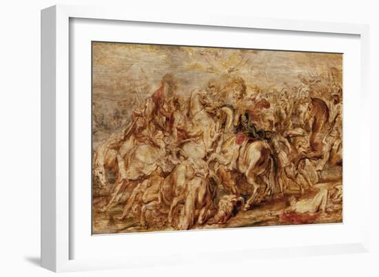 Henry IV (1553-1610) in the Battle of Ivry-Peter Paul Rubens-Framed Giclee Print