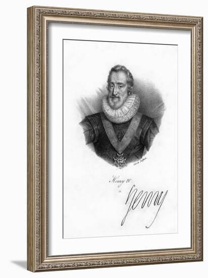 Henry IV of France, (1553-161)-Delpech-Framed Giclee Print