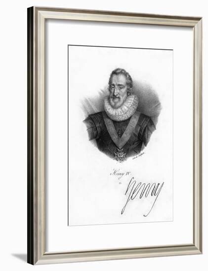 Henry IV of France, (1553-161)-Delpech-Framed Giclee Print