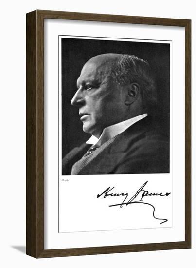 Henry James, American Novelist, Late 19th-Early 20th Century-null-Framed Giclee Print