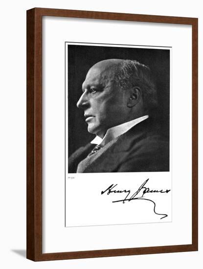 Henry James, American Novelist, Late 19th-Early 20th Century-null-Framed Giclee Print