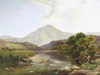 Moel Hebog from the Stepping Stone, Wales-Henry John Boddington-Framed Giclee Print