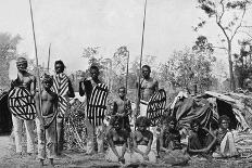 A party of Queensland natives carrying spears and shields, 1902-Henry King-Photographic Print