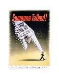 Someone Talked! Poster-Henry Koerner-Mounted Giclee Print