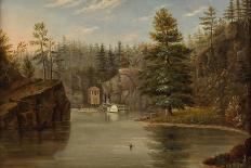 St. Anthony Falls as it Appeared in 1848, 1855-Henry Lewis-Giclee Print