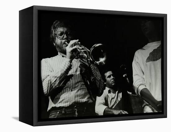 Henry Lowther, Chris Laurence and Norma Winstone on Stage at the Stables, Wavendon, Buckinghamshire-Denis Williams-Framed Premier Image Canvas