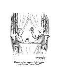 "While we're waiting for His Honor, may I offer the jury a selection of ha?" - New Yorker Cartoon-Henry Martin-Premium Giclee Print