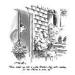 "It was a very bleak period in my life, Louie.  Martinis didn't help.  Rel?" - New Yorker Cartoon-Henry Martin-Premium Giclee Print