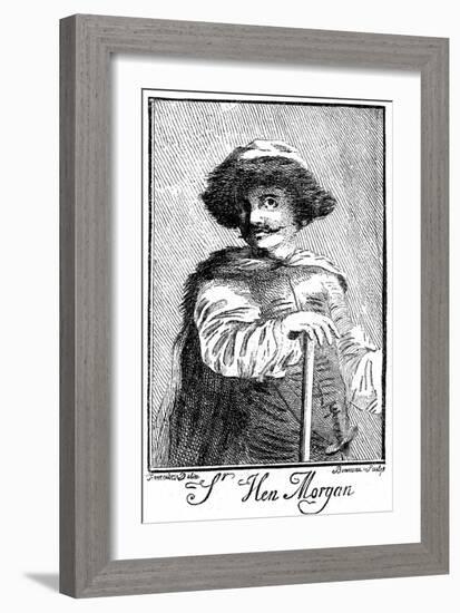 Henry Morgan, 17th Century Welsh Pirate, 1741-Bonneau-Framed Giclee Print