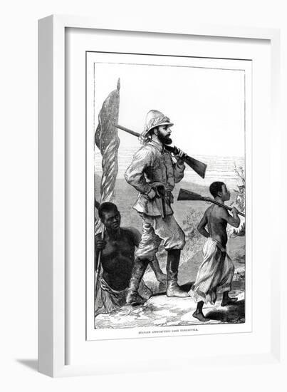 Henry Morton Stanley approaching Lake Tanganyika, 19th century-Unknown-Framed Giclee Print