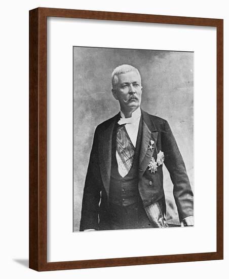 Henry Morton Stanley, Welsh Journalist and Explorer, Late 19th or Early 20th Century-null-Framed Giclee Print