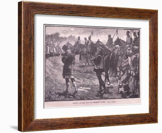 Henry on the Way to Becket's Tomb Ad 1174-Walter Paget-Framed Giclee Print