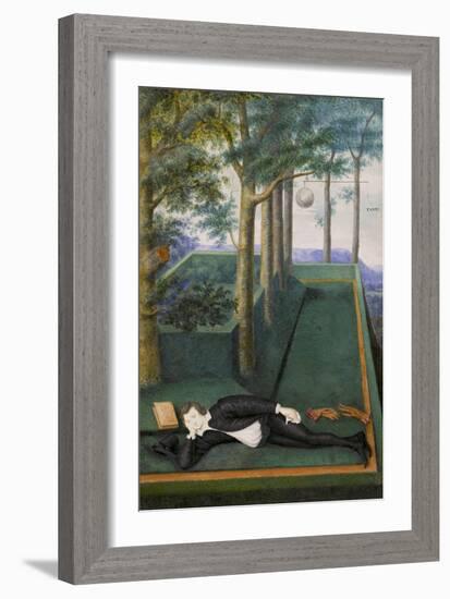 Henry Percy, 9th Earl of Northumberland, 1590-95-Nicholas Hilliard-Framed Giclee Print