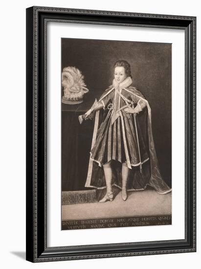 'Henry, Prince of Wales', c16th century, (1904)-Unknown-Framed Giclee Print
