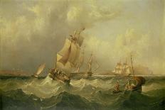 Ships in a Calm, 1873-Henry Redmore-Giclee Print