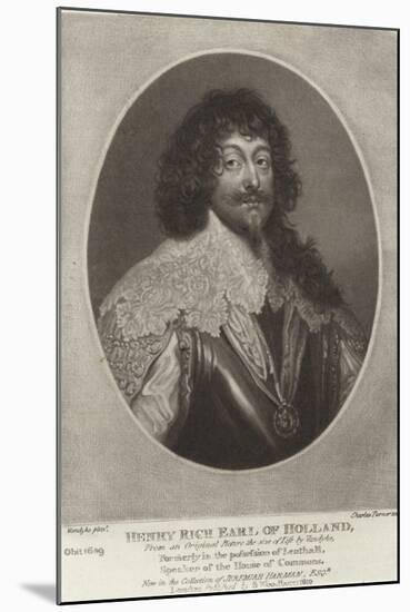 Henry Rich, Earl of Holland-Sir Anthony Van Dyck-Mounted Giclee Print