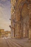 San Martino, Lucca, 1887 (W/C over Pencil on Paper)-Henry Roderick Newman-Framed Premier Image Canvas