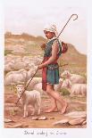 David Tending His Sheep-Henry Ryland-Framed Giclee Print