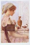 Girl with Pearls, 1897 (W/C over Photogravure)-Henry Ryland-Giclee Print