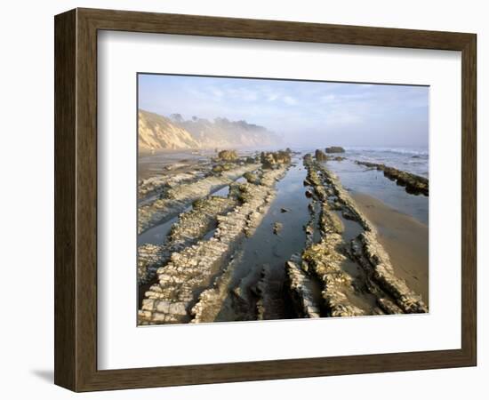 Henry's Beach, Santa Barbara, California, USA-Savanah Stewart-Framed Photographic Print