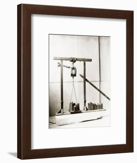 Henry's Electromagnetic Machine, 1831-Miriam and Ira Wallach-Framed Photographic Print