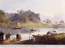 Ruins of the Port at Juanpore on the River Goomtee, 1824 (Colour Aquatint)-Henry Salt-Giclee Print