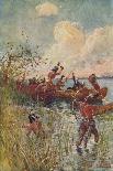 Jacques Cartier and the Redskins, C.1920-Henry Sandham-Giclee Print
