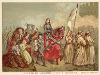 The Entry of Joan of Arc (1412-31) into Orleans, 8th May 1429, 1843-Henry Scheffer-Mounted Giclee Print