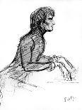 Franz Liszt - portrait-Henry Scheffer-Framed Giclee Print