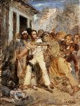 Study for a Battle Scene: A man being arrested, c.1830-Henry Scheffer-Giclee Print