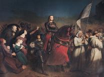 The Entry of Joan of Arc (1412-31) into Orleans, 8th May 1429, 1843-Henry Scheffer-Mounted Giclee Print