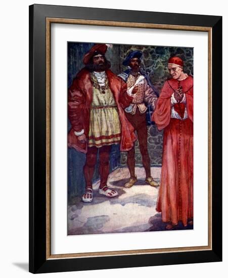 Henry Sent Wolsey Away from Court, C1529-AS Forrest-Framed Giclee Print