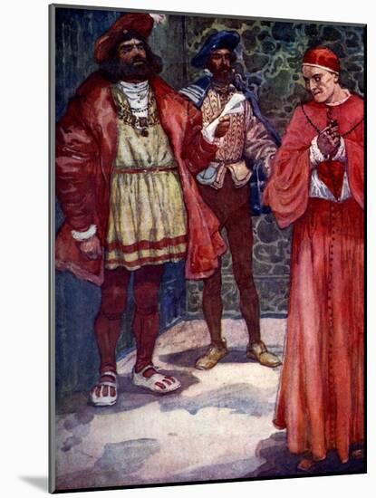 Henry Sent Wolsey Away from Court, C1529-AS Forrest-Mounted Giclee Print