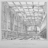 Interior View of the Hall, Christ's Hospital, City of London, 1833-Henry Shaw-Giclee Print