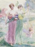 Frühling (Le Printemps)-Henry Siddons Mowbray-Framed Giclee Print