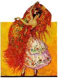 "Female Flamenco Dancer,"May 21, 1932-Henry Soulen-Framed Giclee Print