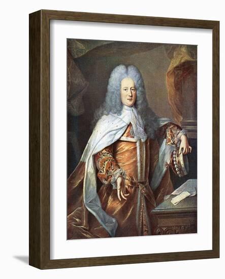 Henry St John Bolingbrok-Hyacinthe Rigaud-Framed Art Print