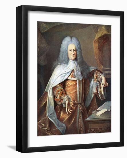 Henry St John Bolingbrok-Hyacinthe Rigaud-Framed Art Print