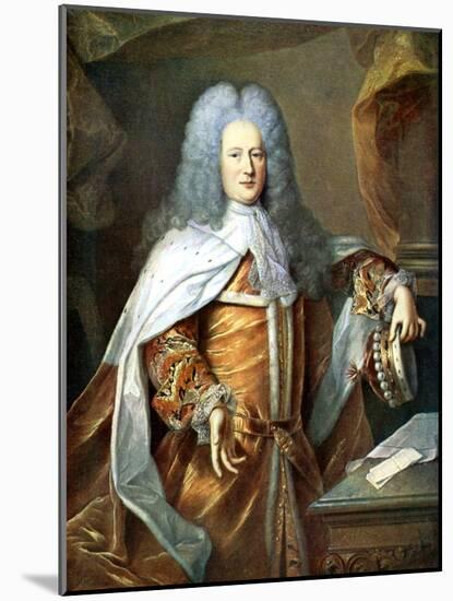 Henry St John, Viscount of Bolingbroke, English Politician and Philosopher, 18th Century-Hyacinthe Rigaud-Mounted Giclee Print