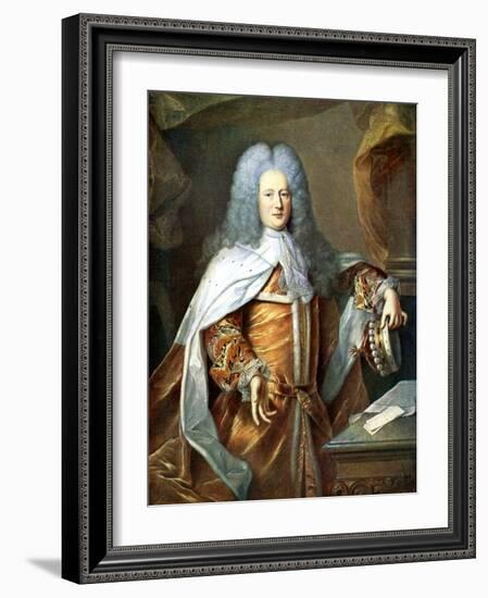 Henry St John, Viscount of Bolingbroke, English Politician and Philosopher, 18th Century-Hyacinthe Rigaud-Framed Giclee Print