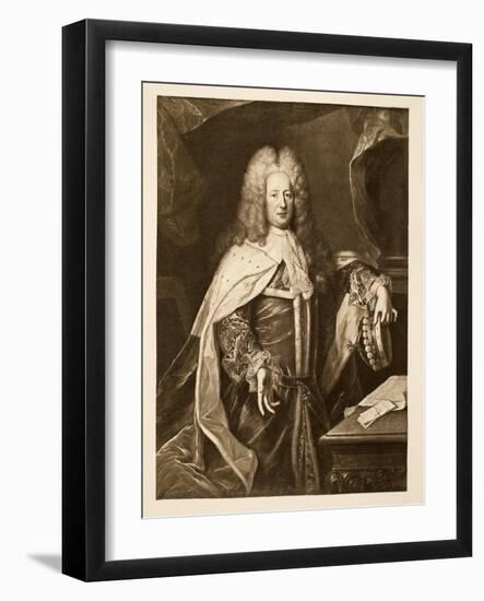 Henry St. John, Viscount of Bollingbroke, Pub. 1902-Hyacinthe Rigaud-Framed Giclee Print