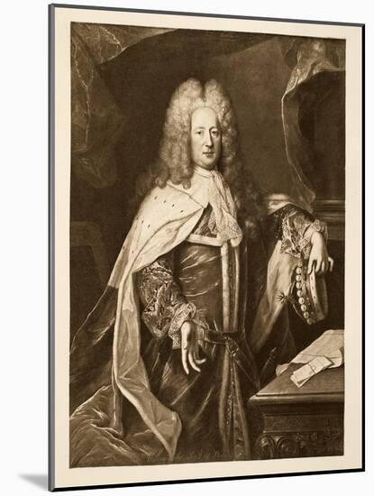 Henry St. John, Viscount of Bollingbroke, Pub. 1902-Hyacinthe Rigaud-Mounted Giclee Print