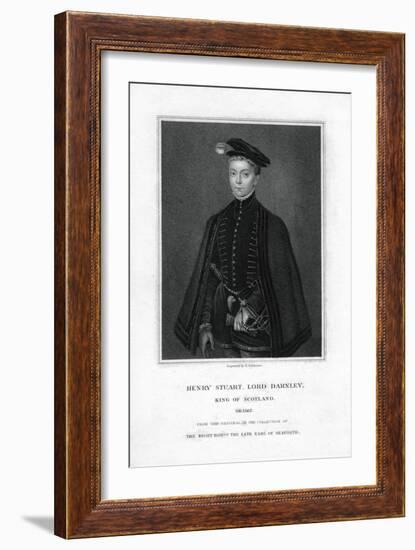 Henry Stuart, Lord Darnley, Second Husband of Mary, Queen of Scots-H Robinson-Framed Giclee Print